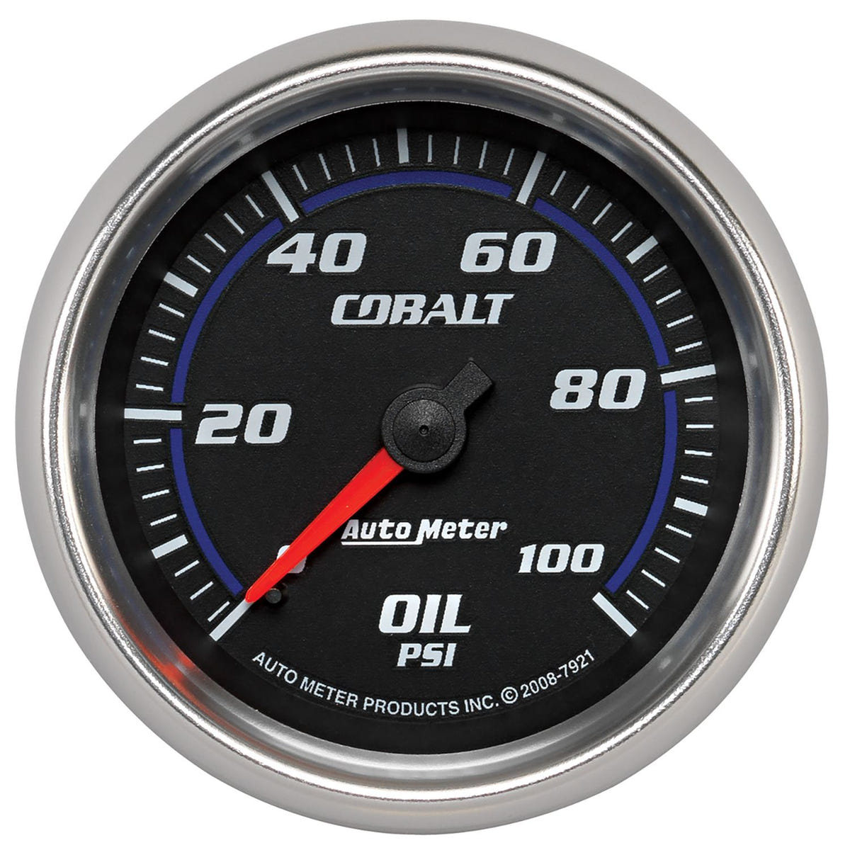 Auto Meter COBALT 100 PSI Oil Pressure Gauge