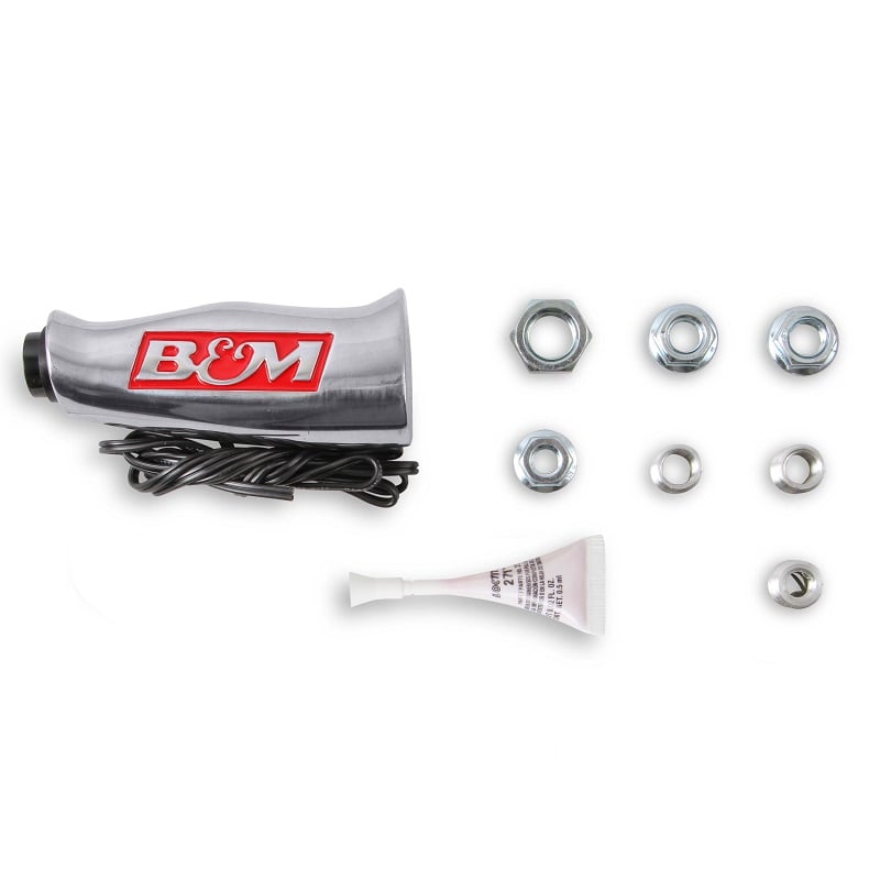 B&amp;M T-Handle Shift Knob With for 12-Volt Momentary Switch