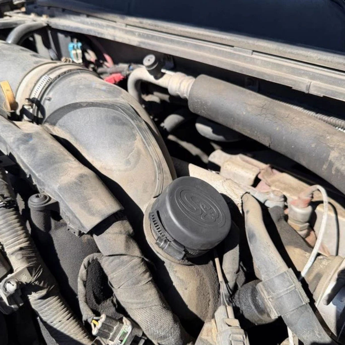 S&amp;B Resonator Delete Cap improving Duramax turbo sound