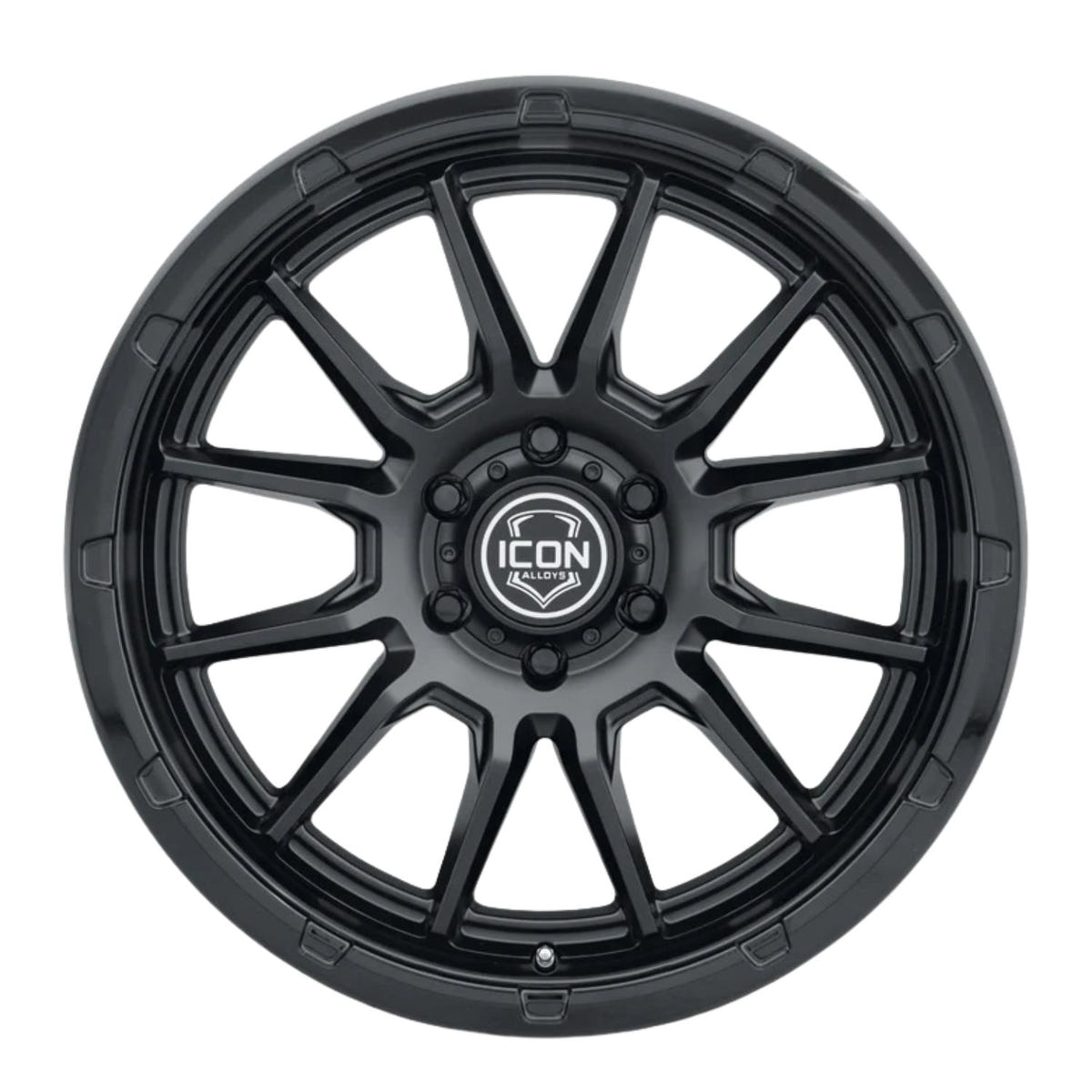 ICON Alloys Cajon 20x9 truck wheel with a multi-spoke design and 2,750 lb load rating per wheel