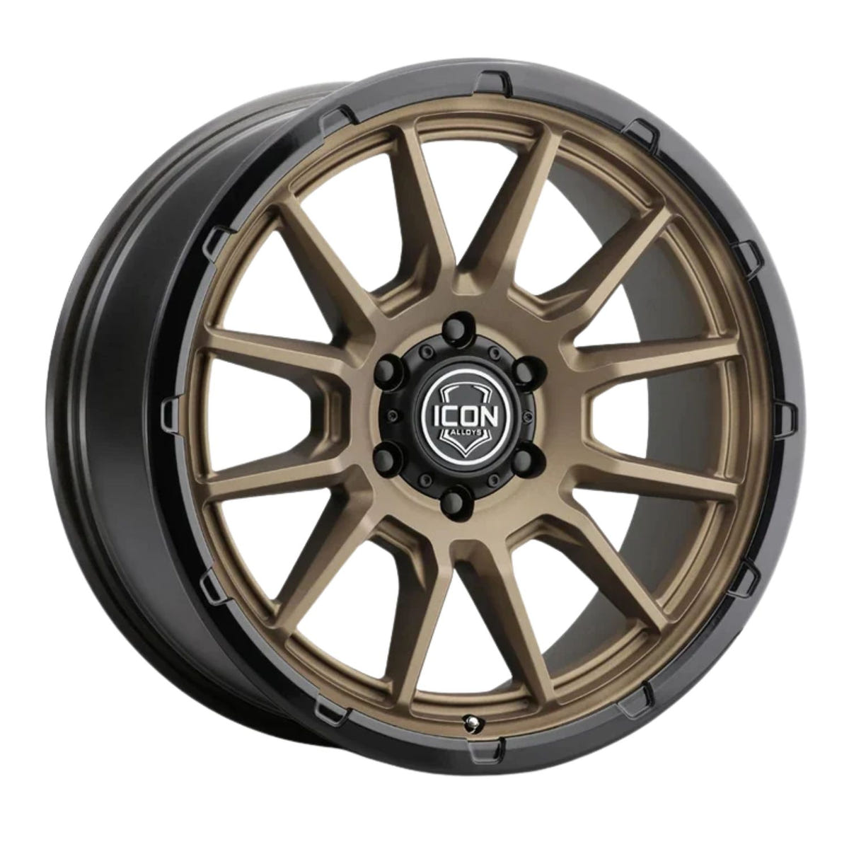 ICON Alloys Cajon 20x9 aluminum truck wheel featuring a 6x135mm bolt pattern and +16mm offset