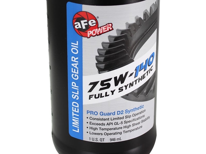 AFE Pro Guard D2 Fully Synthetic Limited Slip Gear Oil 75W-140 Single Qt.