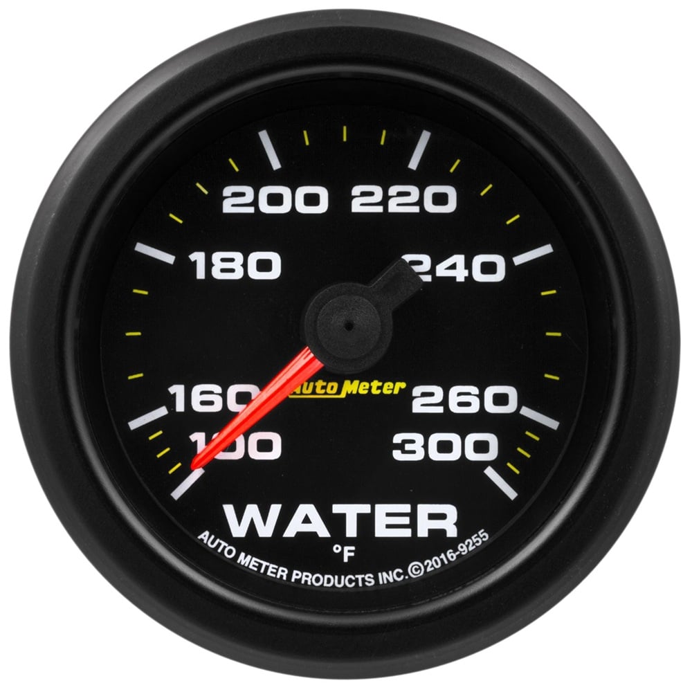 Auto Meter 2-1 and 16" Extreme Environment Water Temperature Gauge 0-300° F