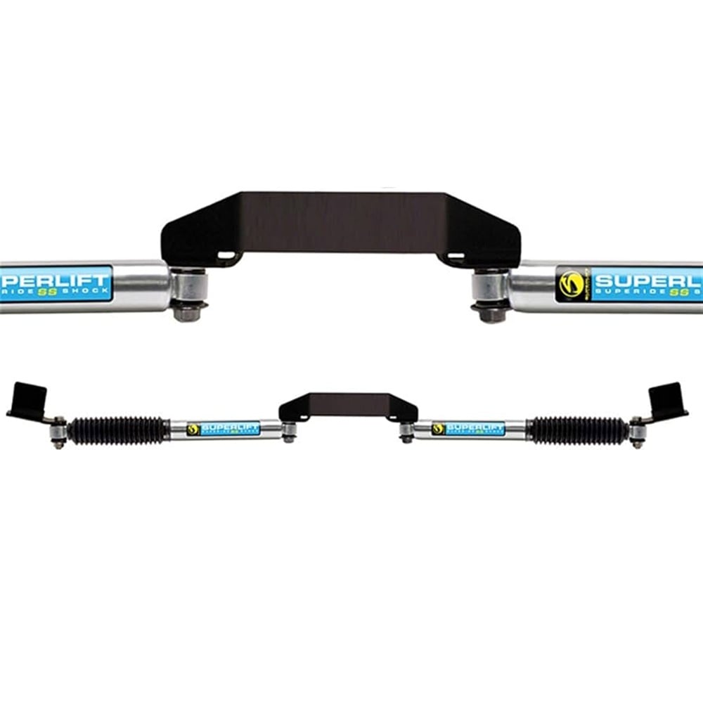 RealTruck SuperLift Dual Steering Stabilizer Kit for 09-13 Ram 2500 and 3500
