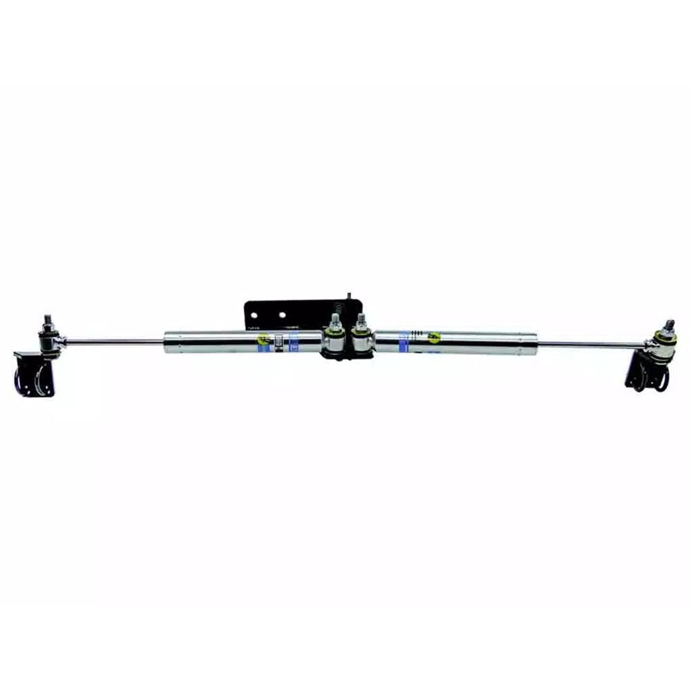 RealTruck SuperLift Dual Steering Stabilizer Kit for 18-23 Jeep Wrangler JL and Gladiator JT
