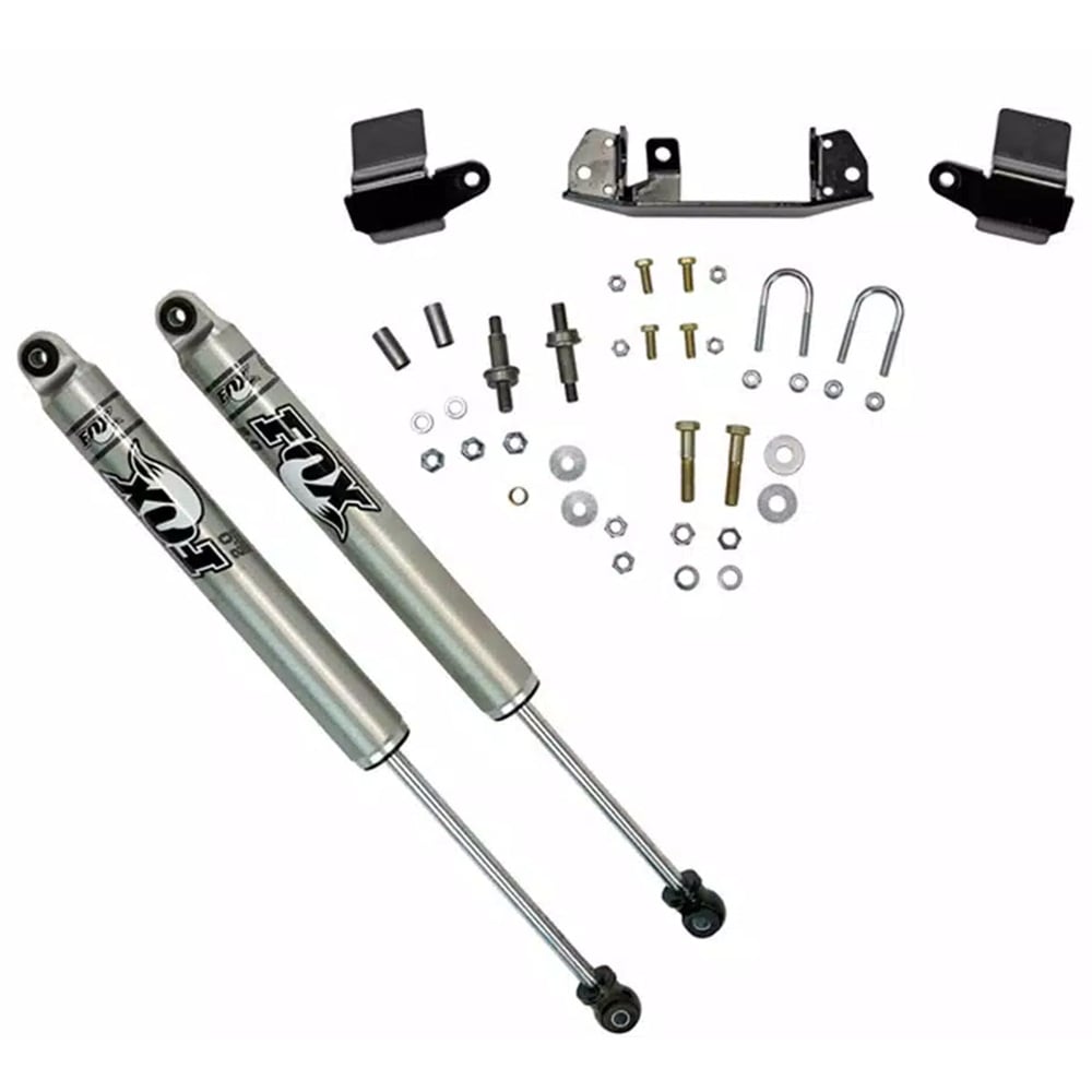 RealTruck SuperLift Dual Steering Stabilizer Kit for 03-08 Ram 2500 and 3500