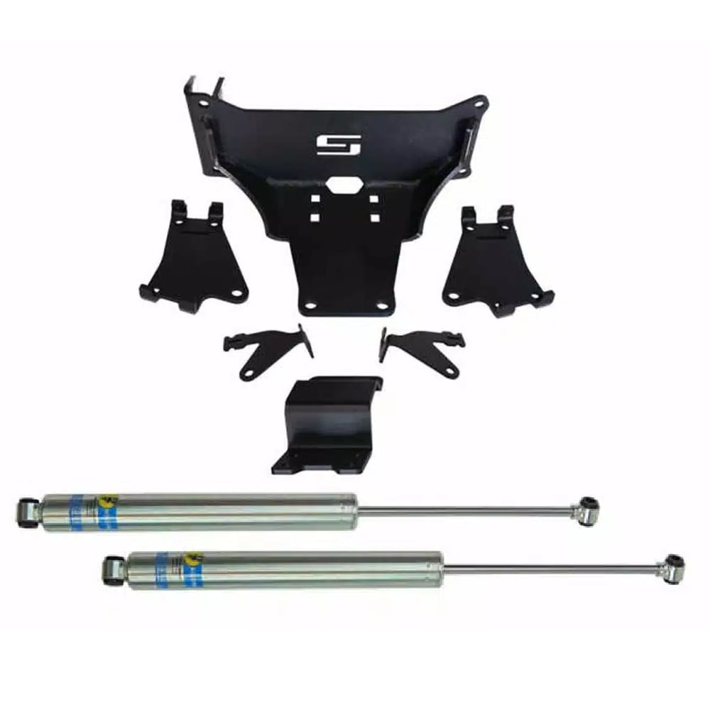 RealTruck SuperLift Dual Steering Stabilizer Kit for 05-22 Ford F-250 and F-350