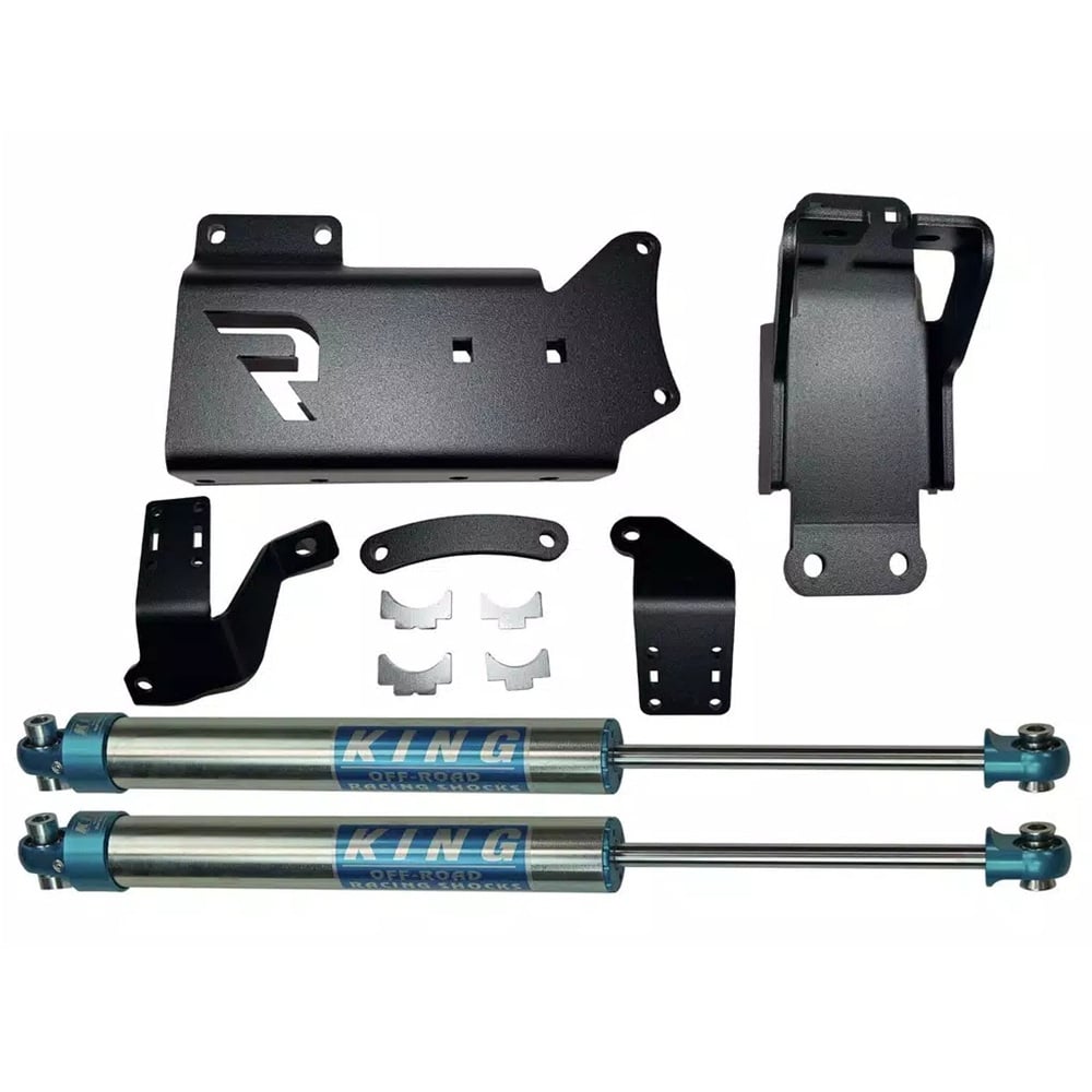 RealTruck SuperLift Dual Steering Stabilizer Kit for 14-25 Ram 2500 for 13-25 Ram 3500