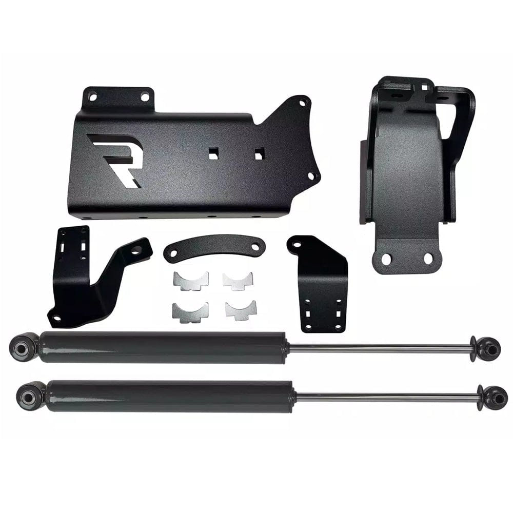 RealTruck SuperLift Dual Steering Stabilizer Kit for 14-25 Ram 2500 for 13-25 Ram 3500