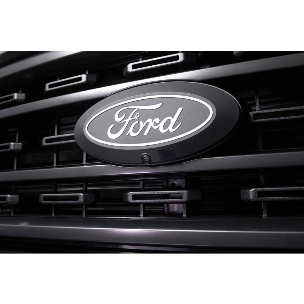 Putco Luminix White LED Oval Light Up Grille Emblem With Camera made for 20-22 Ford Superduty