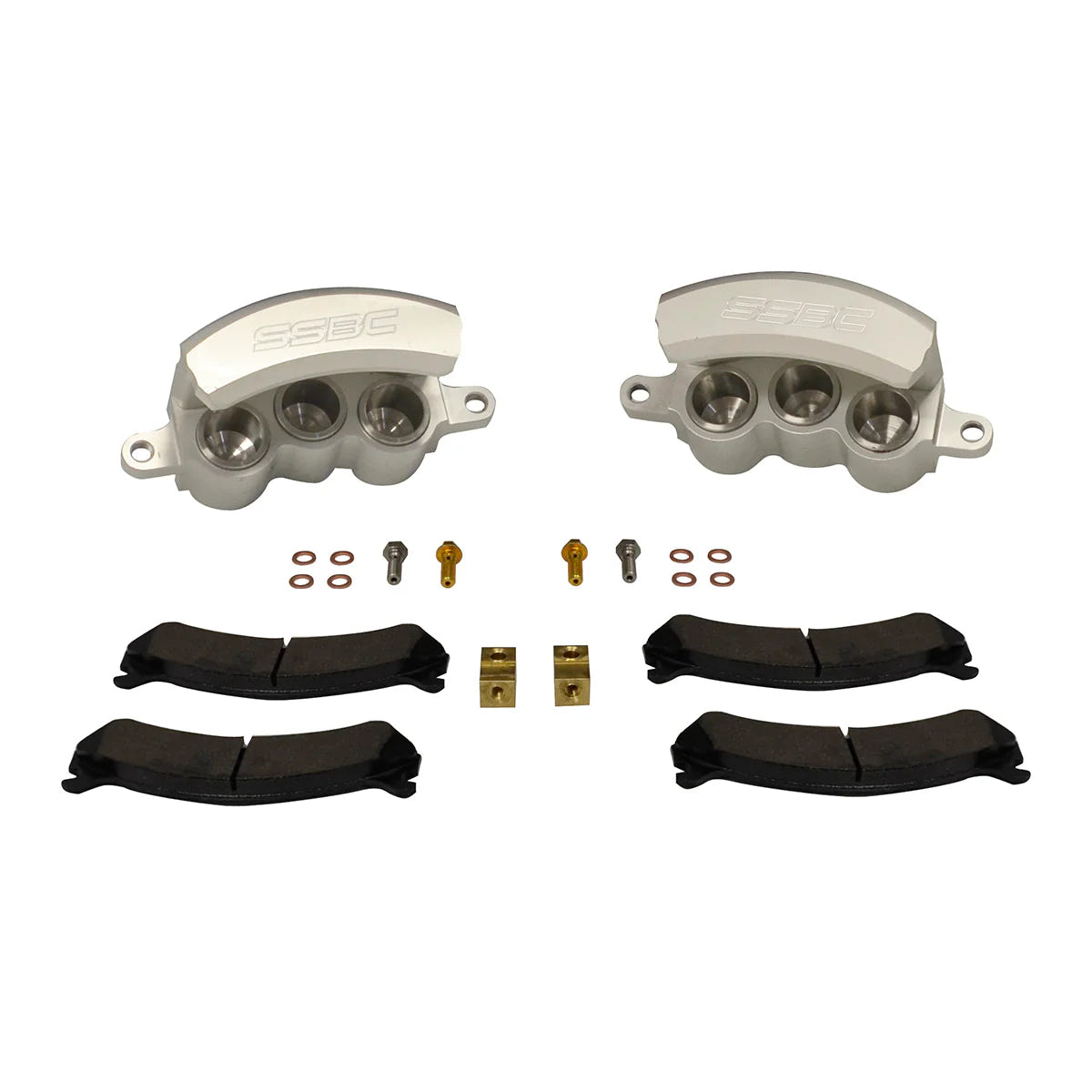 SSBC-USA Tri-Power Direct Fit Rear Caliper Upgrade Kit 1999-06 GM 2500 and 3500