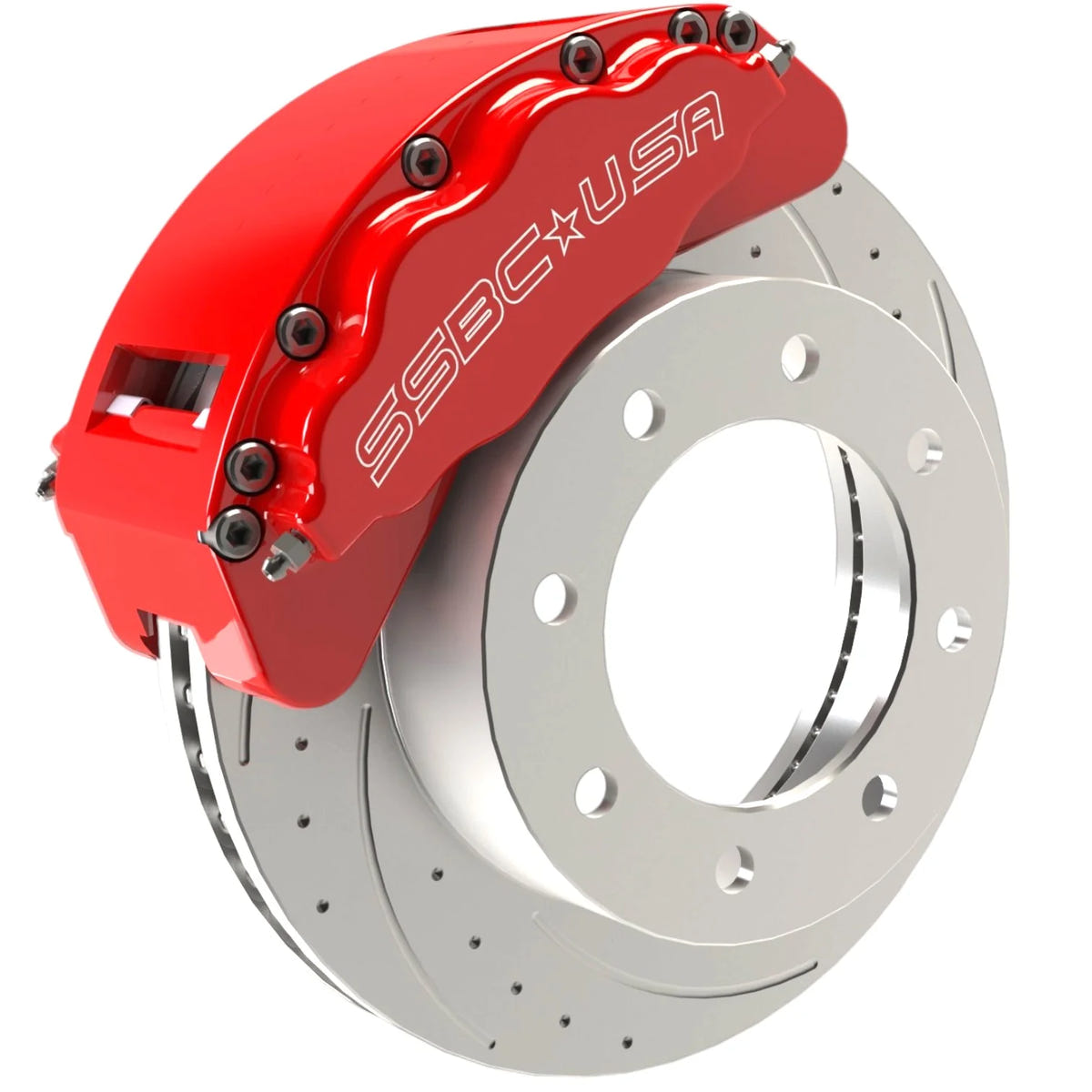 SSBC-USA B8-Barbarian Direct Fit Rear Caliper Disc Brake Upgrade Kit for 05-12 Ford F-250 and F-350