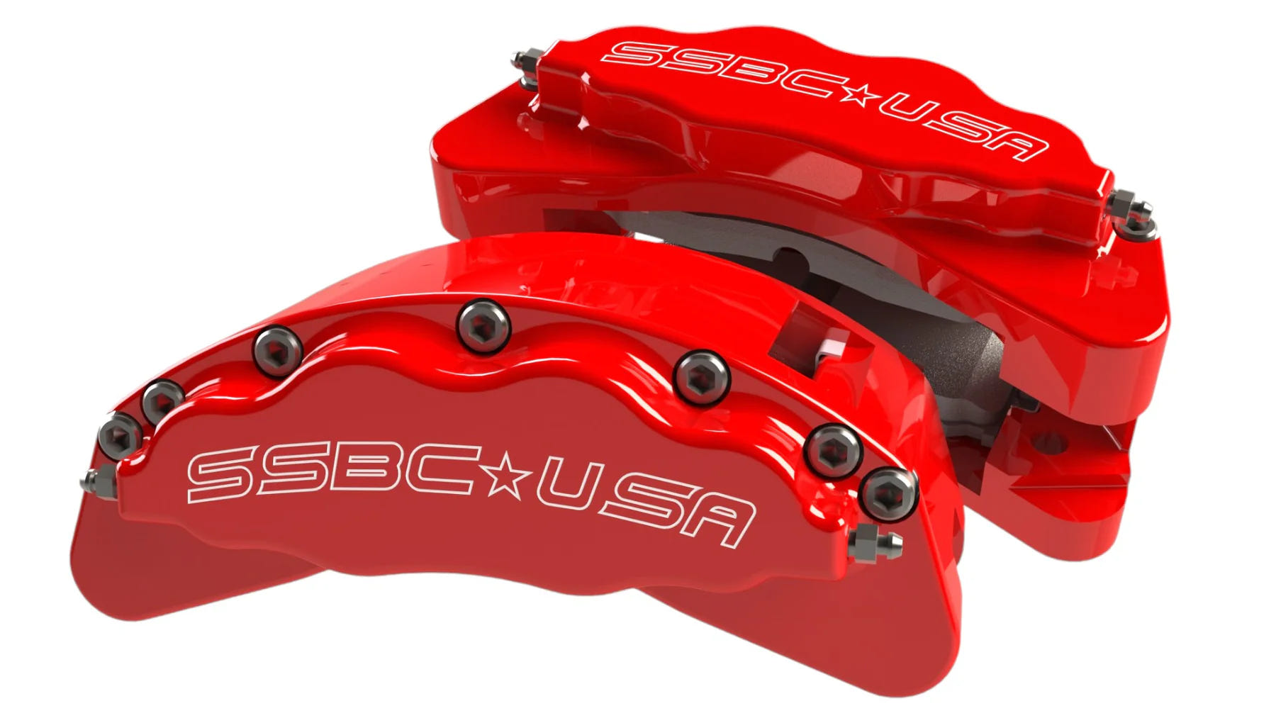 SSBC-USA B8-Barbarian Direct Fit Front Caliper Disc Brake Upgrade Kit for 05-12 Ford F-250 and F-350