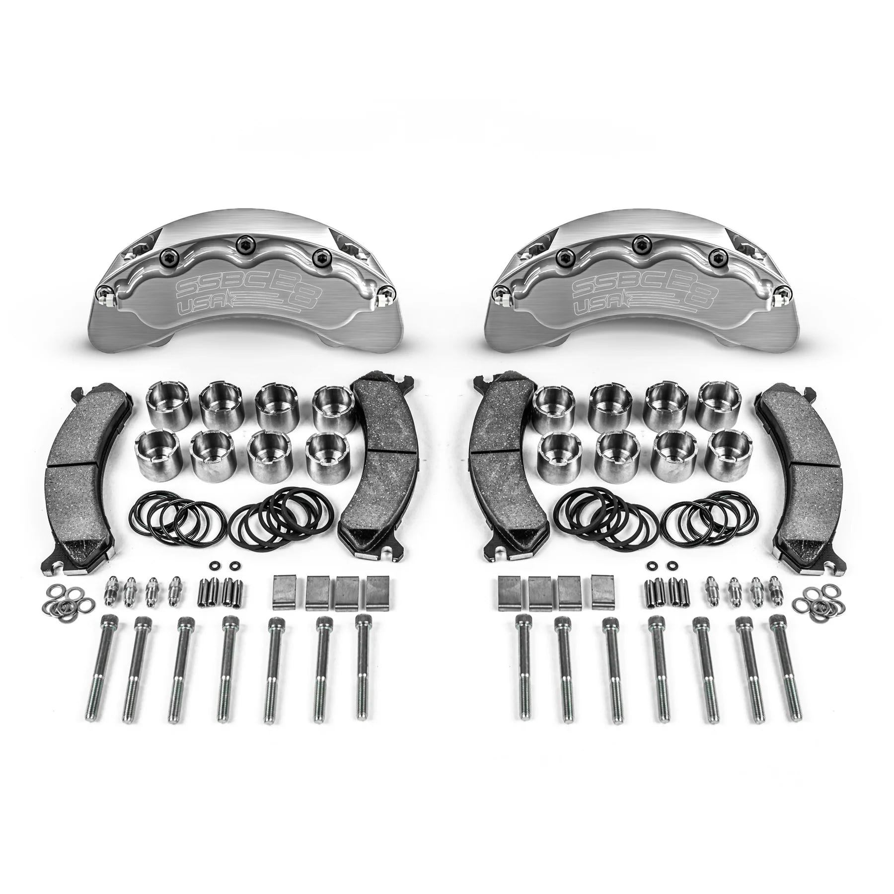 SSBC-USA B8-Brawler Direct Fit Front Caliper Upgrade Kit for 18-20 Ford 3.0L Powerstroke F-150 4WD