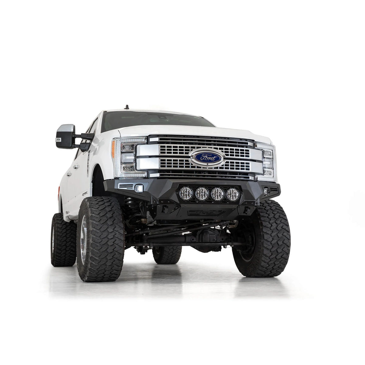 Addictive Desert Designs Bomber Front Bumper With RIGID Light Mounts 17-22 Ford 6.7L Super Duty