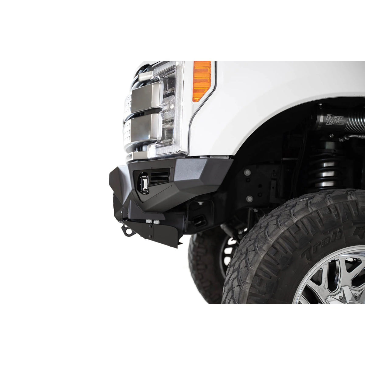 Addictive Desert Designs Bomber Front Bumper With RIGID Light Mounts 17-22 Ford 6.7L Super Duty