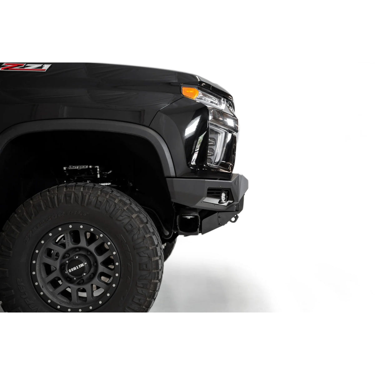 Addictive Desert Designs Bomber Front Bumper With RIGID Light Mounts 20-23 Chevy 6.6L Duramax