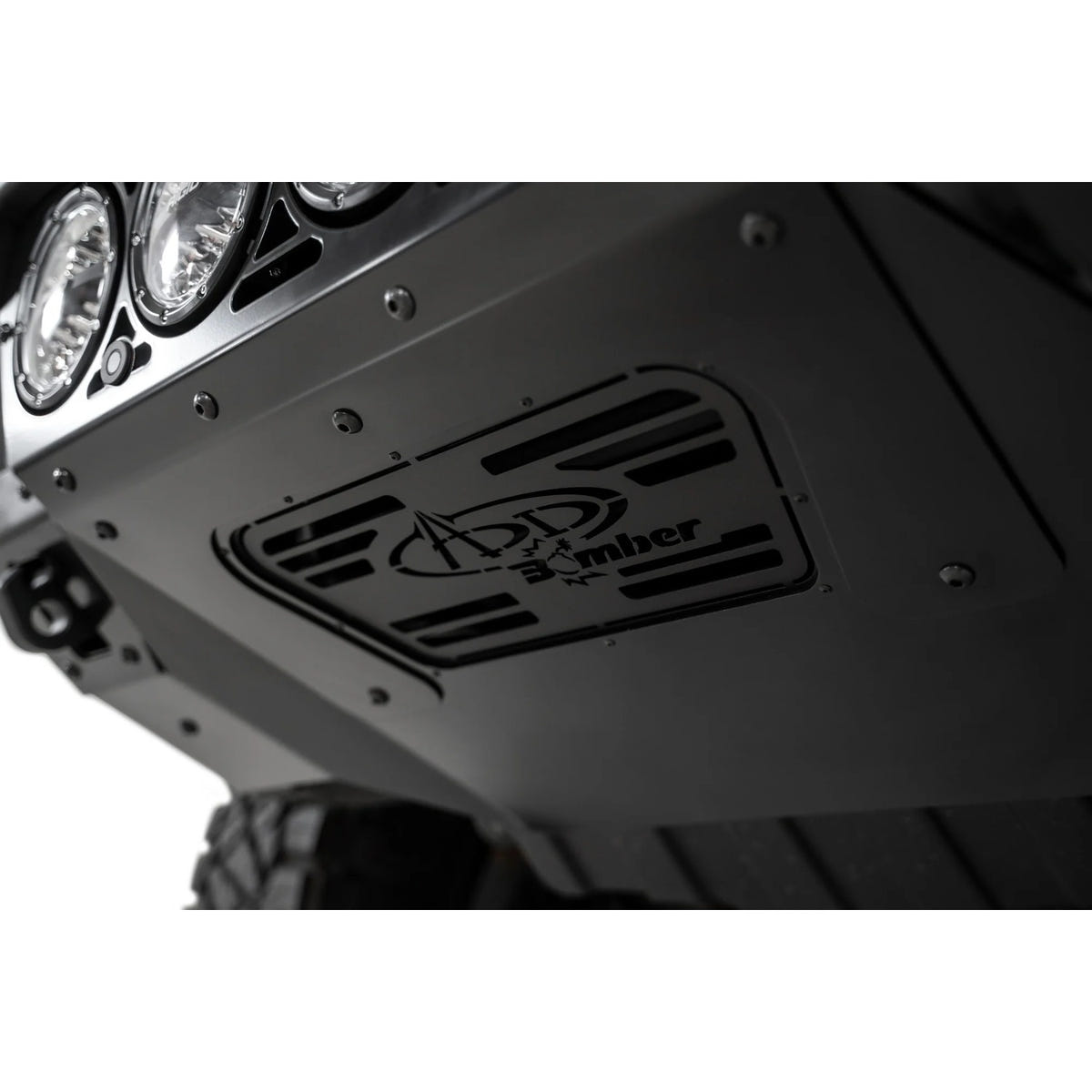 Addictive Desert Designs Bomber Front Bumper With RIGID Light Mounts 20-23 Chevy 6.6L Duramax