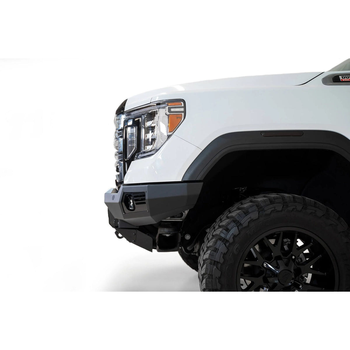 Addictive Desert Designs Bomber Front Bumper With RIGID Light Mounts 20-23 GMC 6.6L Duramax