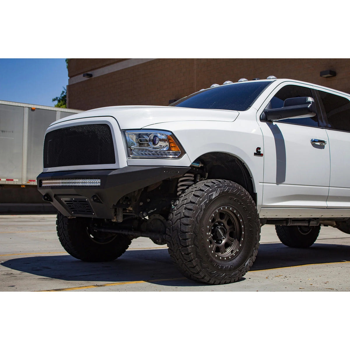 Addictive Desert Designs Stealth Fighter Front Bumper 10-18 Ram 6.7L Cummins