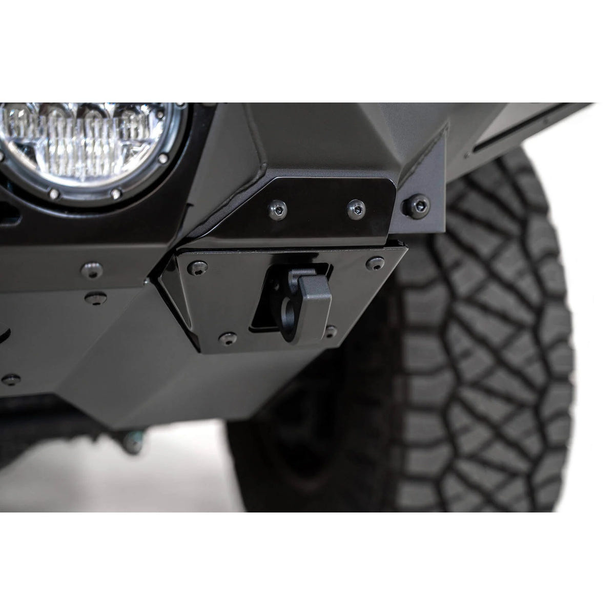 Addictive Desert Designs Bomber Front Bumper With RIGID Light Mounts 19-24 Ram 6.7L Cummins