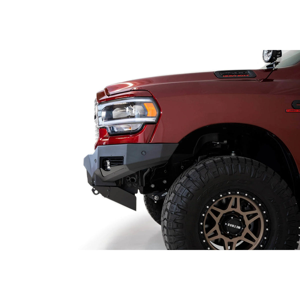 Addictive Desert Designs Bomber Front Bumper With RIGID Light Mounts 19-24 Ram 6.7L Cummins