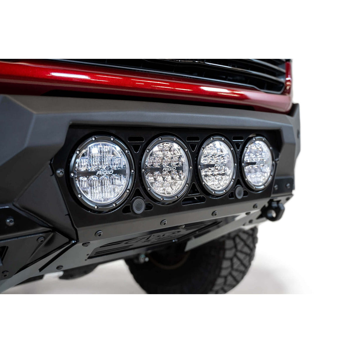 Addictive Desert Designs Bomber Front Bumper With RIGID Light Mounts 19-24 Ram 6.7L Cummins