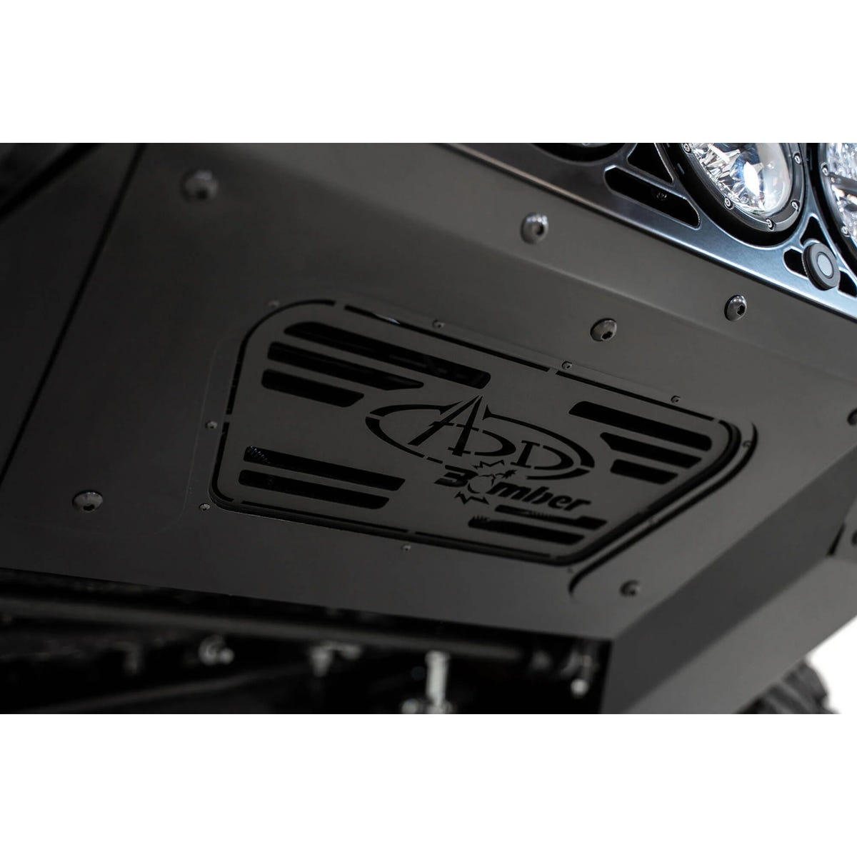 Addictive Desert Designs Bomber Front Bumper With RIGID Light Mounts 19-24 Ram 6.7L Cummins