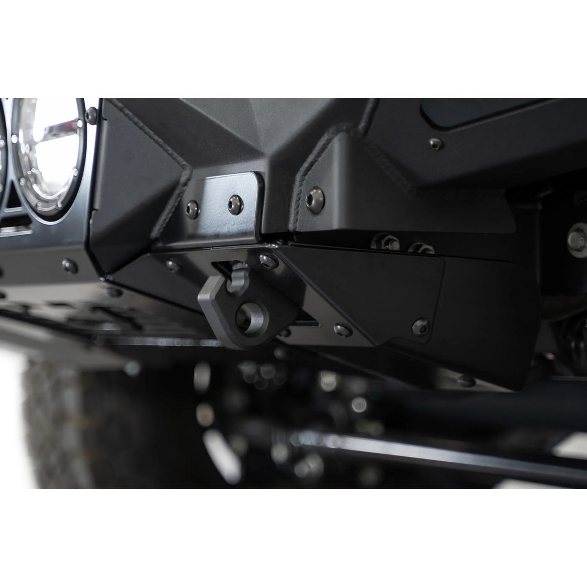 Addictive Desert Designs Bomber Front Bumper With RIGID Light Mounts 23-26 Ford 6.7L Super Duty