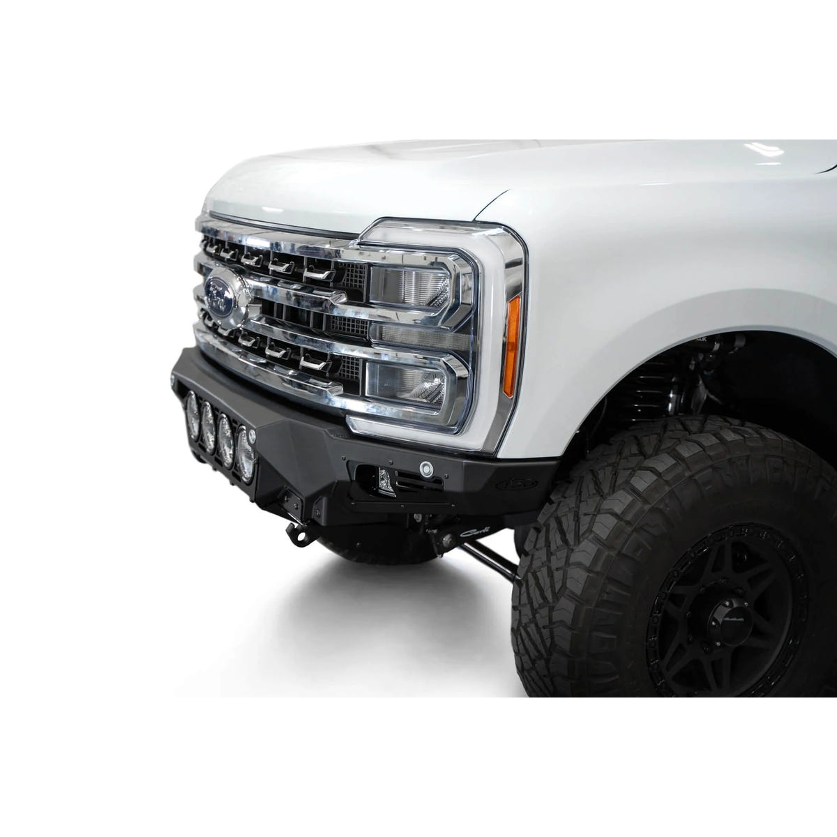 Addictive Desert Designs Bomber Front Bumper With RIGID Light Mounts 23-26 Ford 6.7L Super Duty