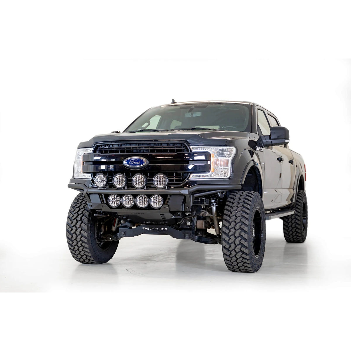 Addictive Desert Designs PRO Bolt On Add On Light Hoop 2018 Ford 3.0L EcoDiesel