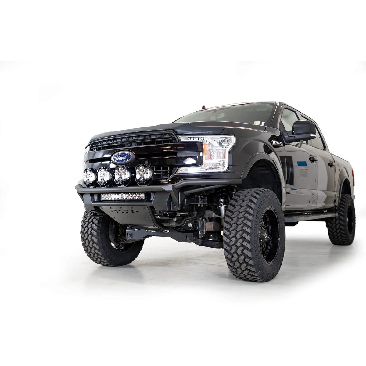 Addictive Desert Designs PRO Bolt On Add On Light Hoop 2018 Ford 3.0L EcoDiesel