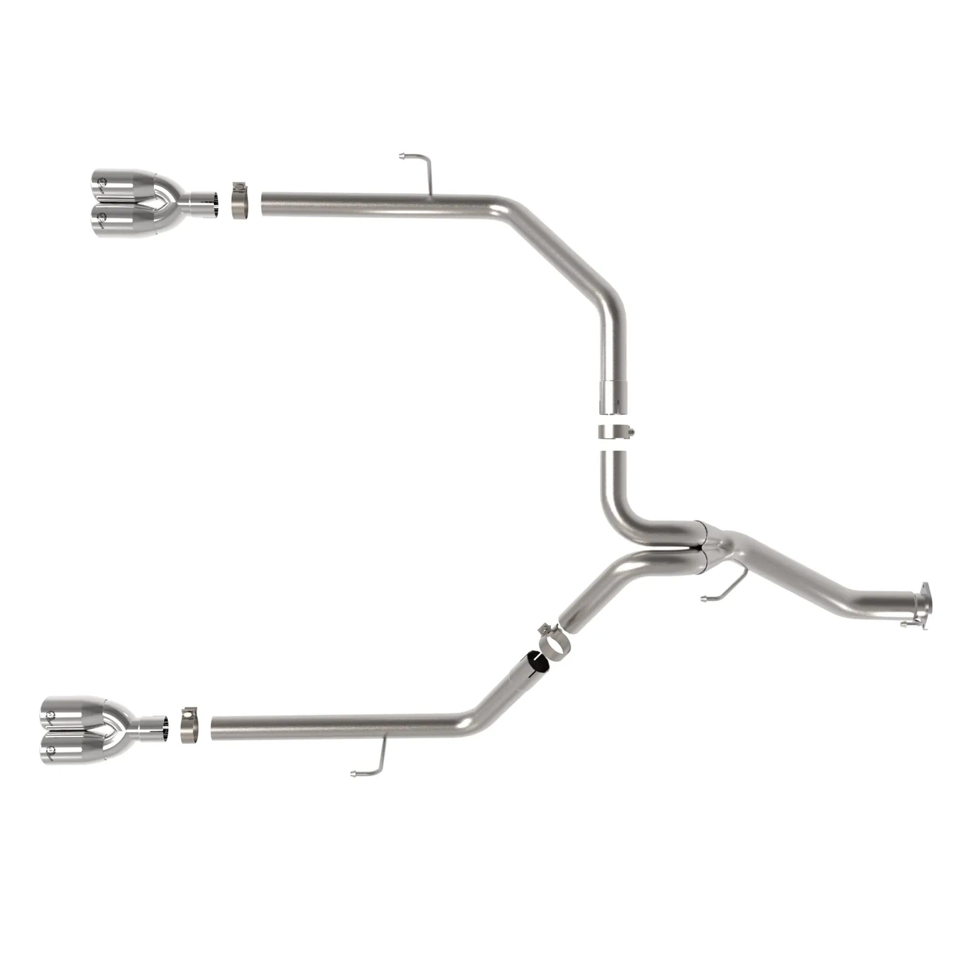 AFE Vulcan 3" to 2.5" Stainless Steel DPF-Back Exhaust for 21-23 Jeep Gladiator JT 3.0L EcoDiesel