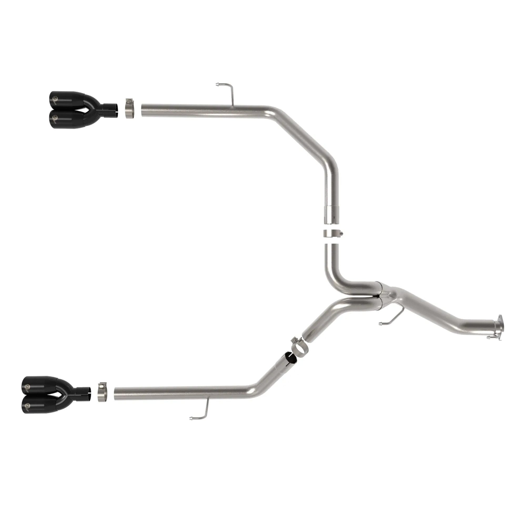 AFE Vulcan 3" to 2.5" Stainless Steel DPF-Back Exhaust for 21-23 Jeep Gladiator JT 3.0L EcoDiesel