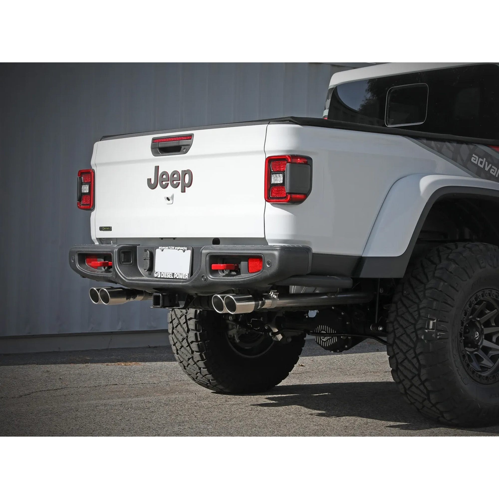 AFE Vulcan 3" to 2.5" Stainless Steel DPF-Back Exhaust for 21-23 Jeep Gladiator JT 3.0L EcoDiesel