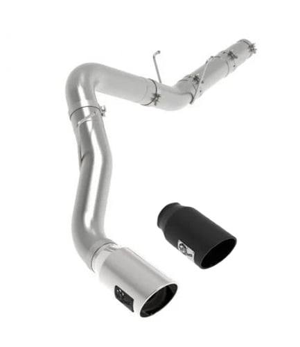 AFE LargeBore-HD 5" Stainless DPF Back Exhaust for 19-25 Ram 6.7L Cummins MC and CC Short Bed