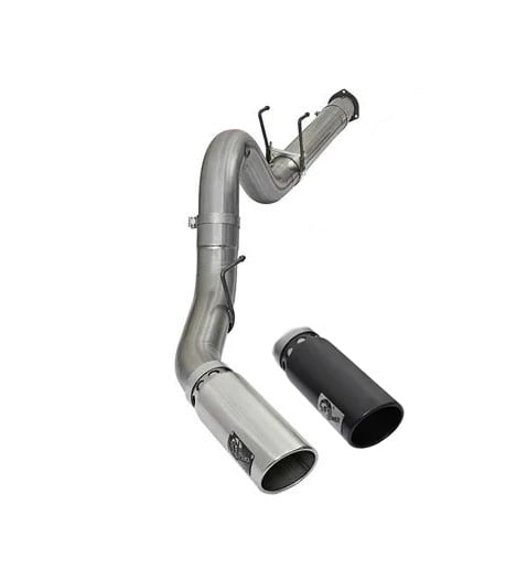 AFE Large Bore-HD 5" Stainless Exhaust for 17-25 Ford 6.7L Powerstroke