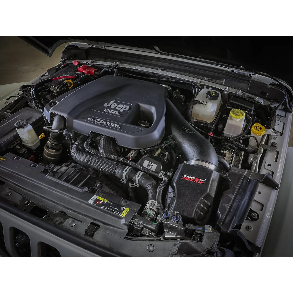 AFE Rapid Induction Cold Air Intake for 20-23 Jeep Wrangler and Gladiator JL and JT 3.0L EcoDiesel