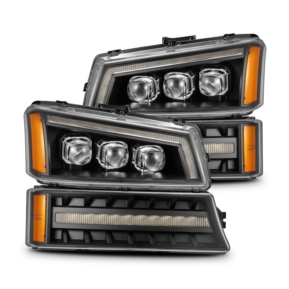 Alpharex NOVA-Series LED Projector Headlights for 03-07 Chevrolet 2500HD and 3500