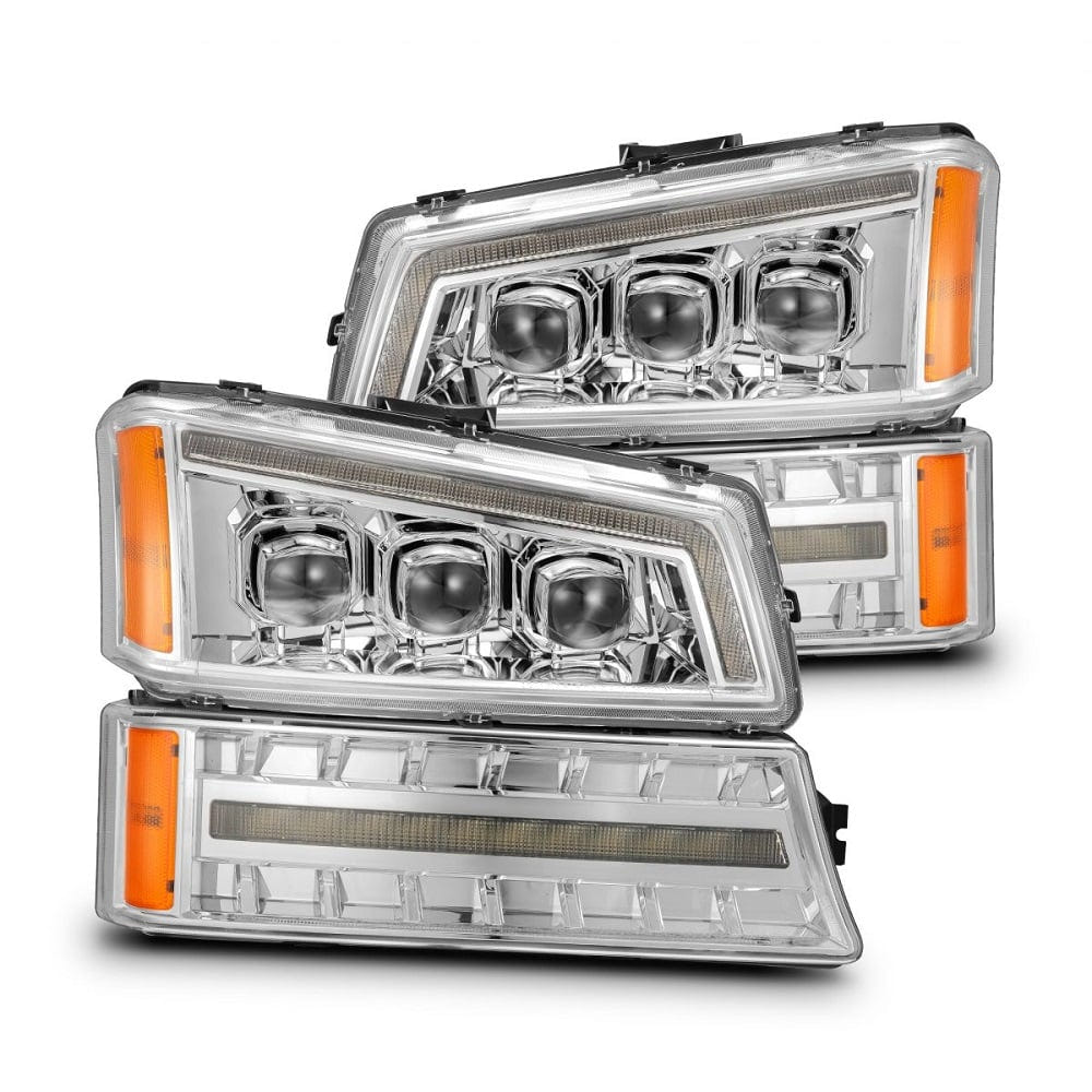 Alpharex NOVA-Series LED Projector Headlights for 03-07 Chevrolet 2500HD and 3500