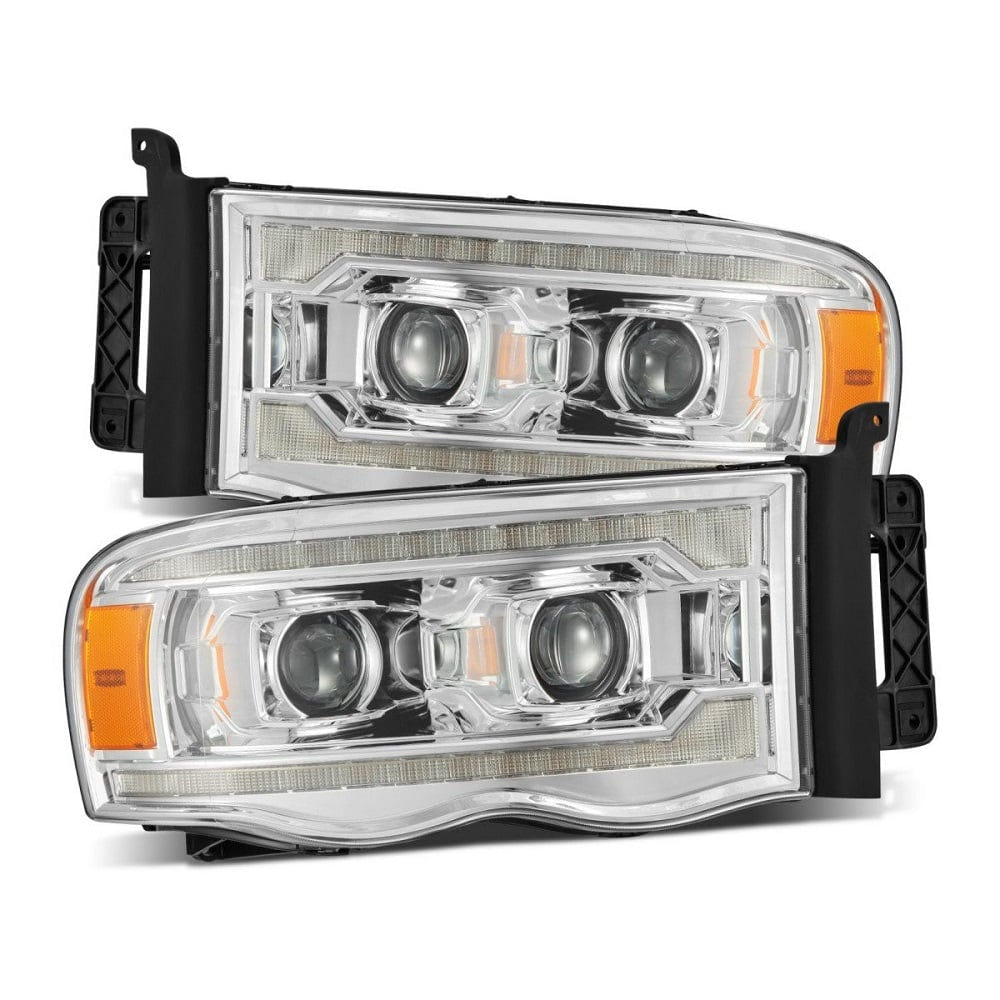 Alpharex LUXX-Series LED Projector Headlights for 03-05 Dodge Ram 2500 and 3500