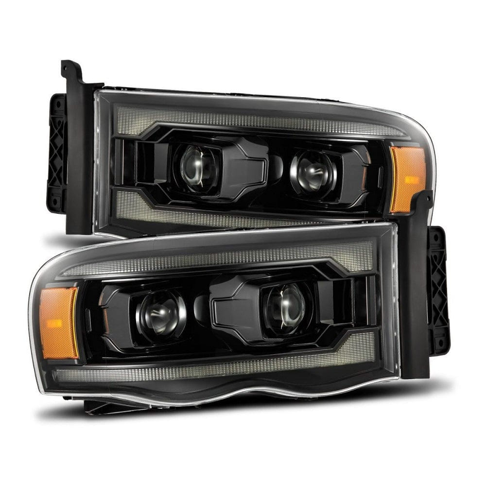 Alpharex LUXX-Series LED Projector Headlights for 03-05 Dodge Ram 2500 and 3500