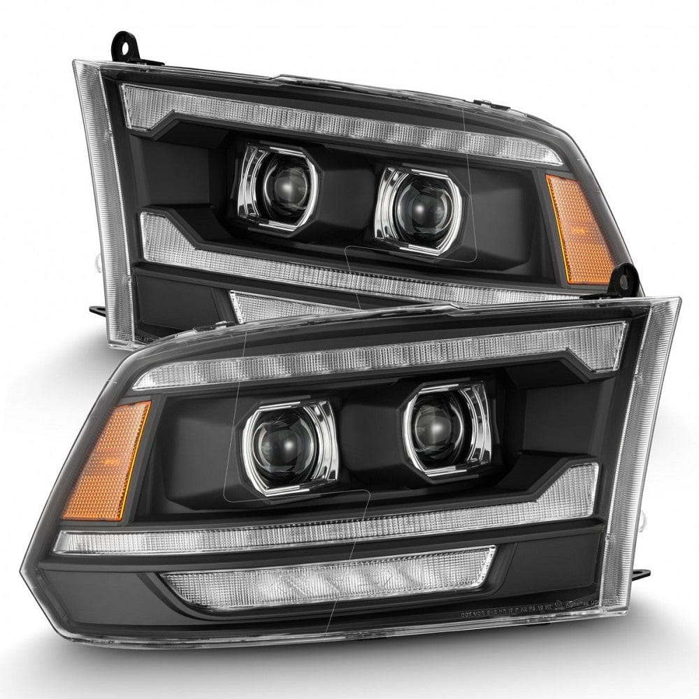 Alpharex LUXX-Series LED Projector Headlights for 10-18 Dodge Ram 2500 and 3500