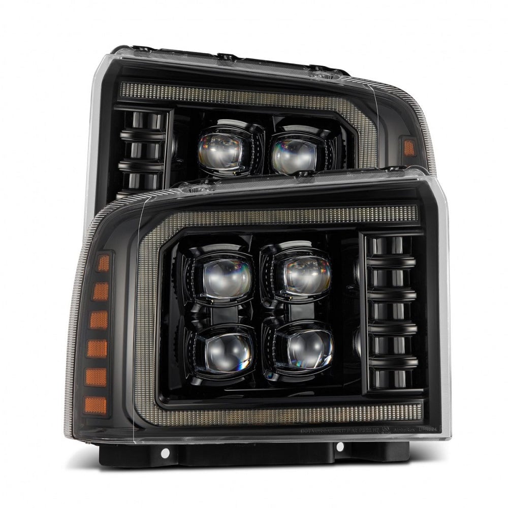 Alpharex NOVA-Series LED Projector Headlights for 05-07 Ford F-250 and F-350