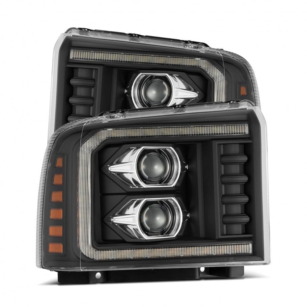 Alpharex LUXX-Series LED Projector Headlights for 05-07 Ford F-250 and F-350