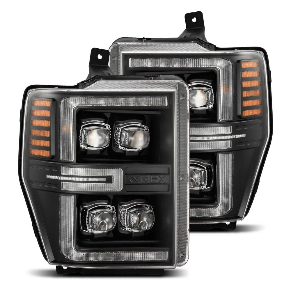 Alpharex NOVA-Series LED Projector Headlights for 08-10 Ford F-250 and F-350