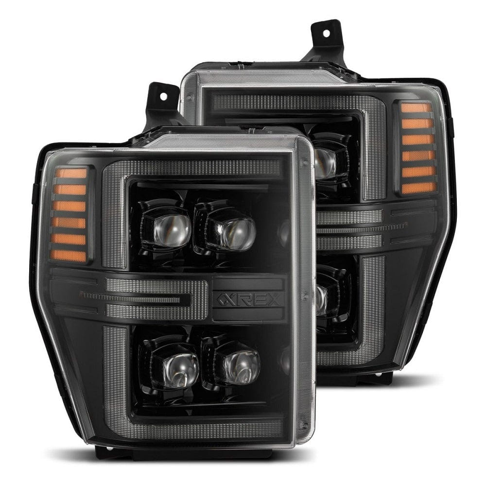 Alpharex NOVA-Series LED Projector Headlights for 08-10 Ford F-250 and F-350