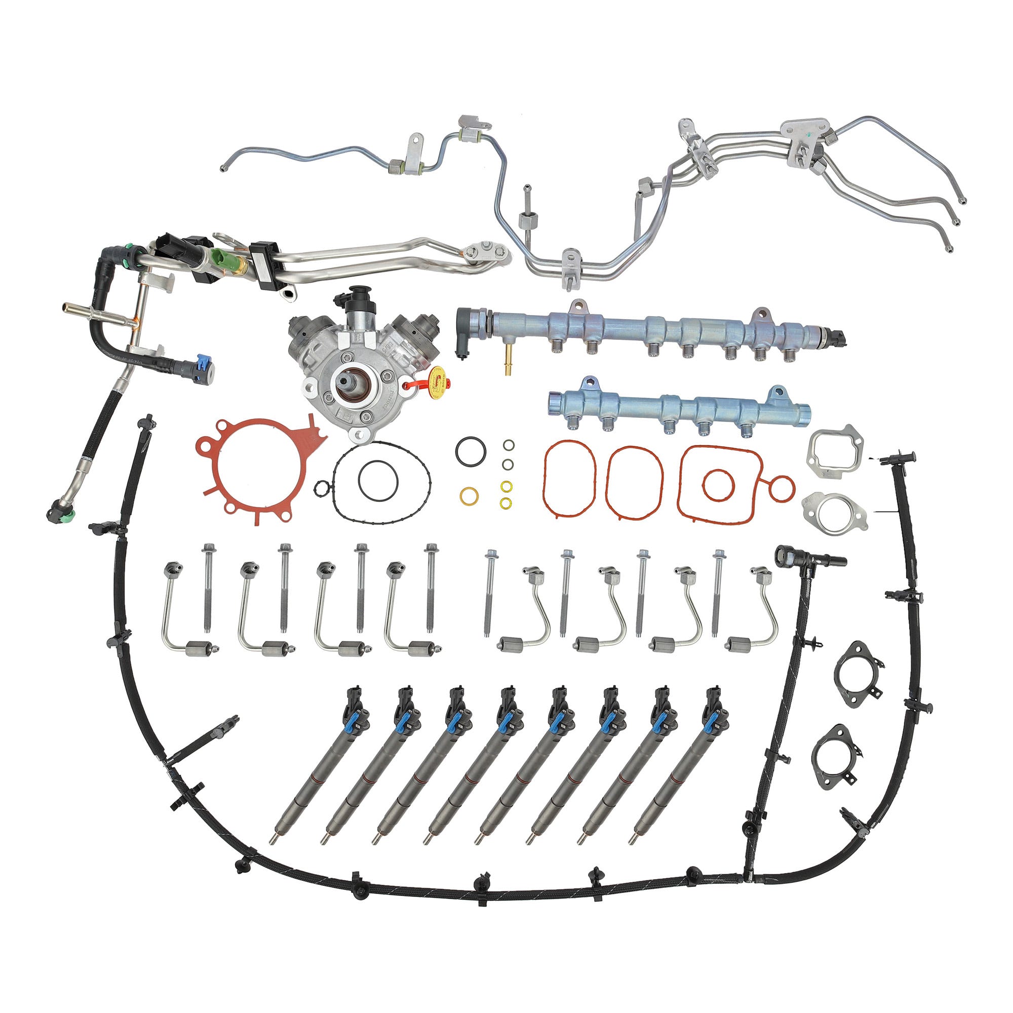 Alliant Power Fuel Contamination Kit With Pump for 11-22 Ford 6.7L Powerstroke