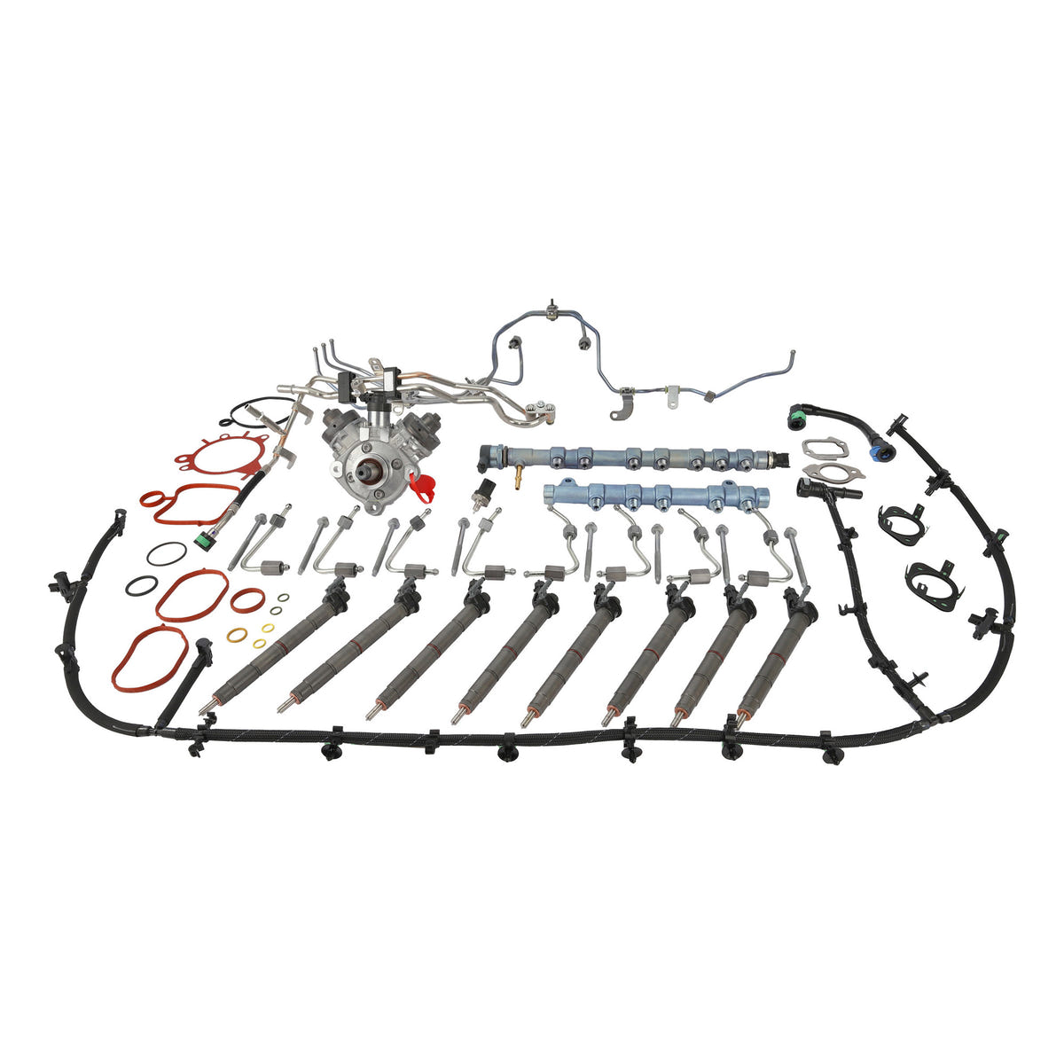 Alliant Power Fuel Contamination Kit With Pump for 11-22 Ford 6.7L Powerstroke