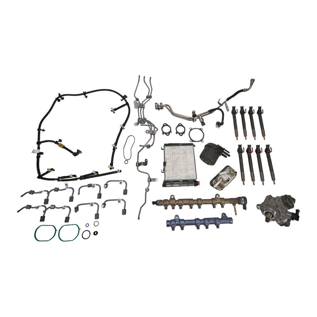 Alliant Power Fuel Contamination Kit With Pump for 11-22 Ford 6.7L Powerstroke